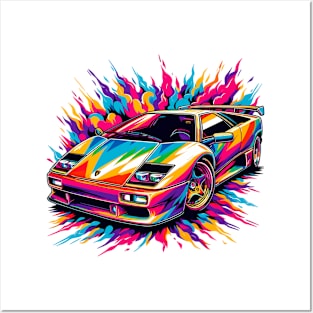 Lamborghini Diablo Posters and Art